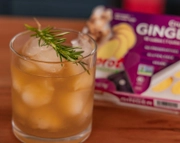 Making Drinks With Dorot Gardens Crushed Ginger Cubes