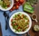Grilled Chicken Caprese Salad with Herbed Balsamic Dressing