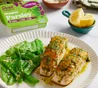 Dorot Gardens Herb Marinated Grilled Salmon