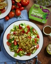 Grilled Chicken Caprese Salad with Herbed Balsamic Dressing