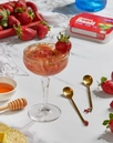 Muddled Strawberry Basil Cocktail