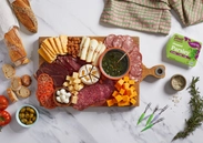 Garlic and Parsley Dipping Oil for Snack Board