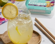 Making Drinks With Dorot Gardens Crushed Ginger Cubes
