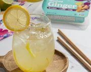 Making Drinks With Dorot Gardens Crushed Ginger Cubes