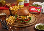 Herbed Smashed Chicken Burgers