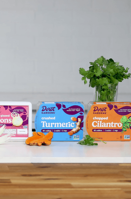 Crushed Frozen Turmeric Cubes