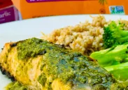 Dorot Gardens Herb Marinated Grilled Salmon