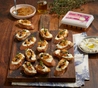 Glazed Onion and Goat Cheese Crostini