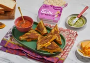 Garlic Bread Grilled Cheese