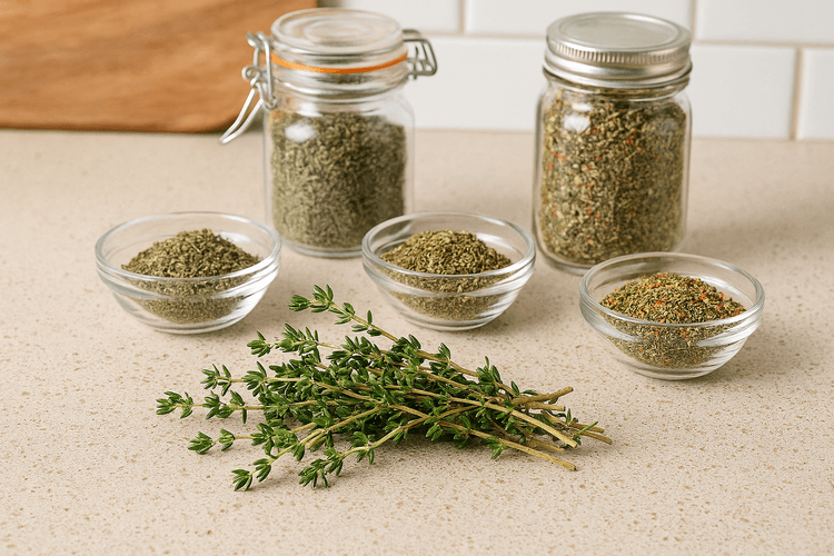 11 Best Substitutes for Thyme (Fresh or Dried) in Cooking