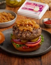 Burgers with Sautéed and Glazed Onions