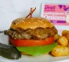 Dorot Gardens Garlic Burgers with Sautéed and Glazed Onions