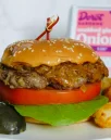 Dorot Gardens Garlic Burgers with Sautéed and Glazed Onions