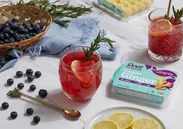 Sparkling Blueberry Ginger Mocktail
