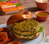 Grilled Salmon Burgers with Chimichurri