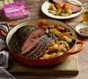 Corned Beef & Cabbage with Dorot Glazed Onion, Garlic and Parsley
