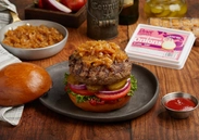 Burgers with Sautéed and Glazed Onions
