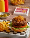Dorot Gardens Garlic Burgers with Sautéed and Glazed Onions
