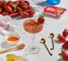 Muddled Strawberry Basil Cocktail