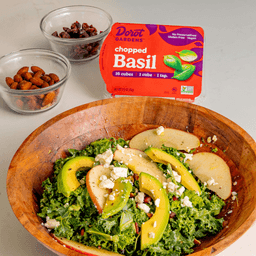 Dorot Gardens' Chopped Basil packaging