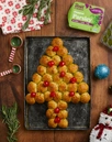 Stuffed Cheesy Garlic Holiday Tree