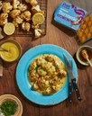 Roasted Cauliflower with Turmeric Tahini Sauce