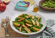 Snow Peas with Apples & Ginger