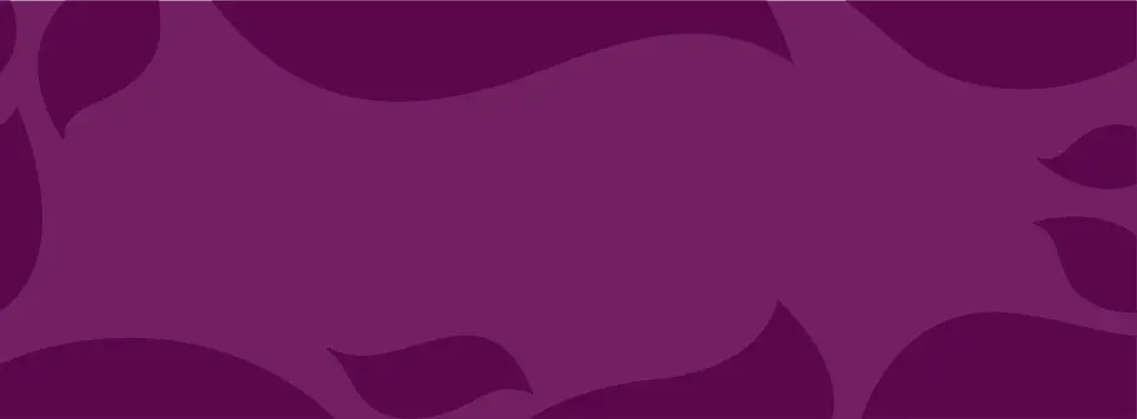 Purple abstract banner with flowing organic shapes.