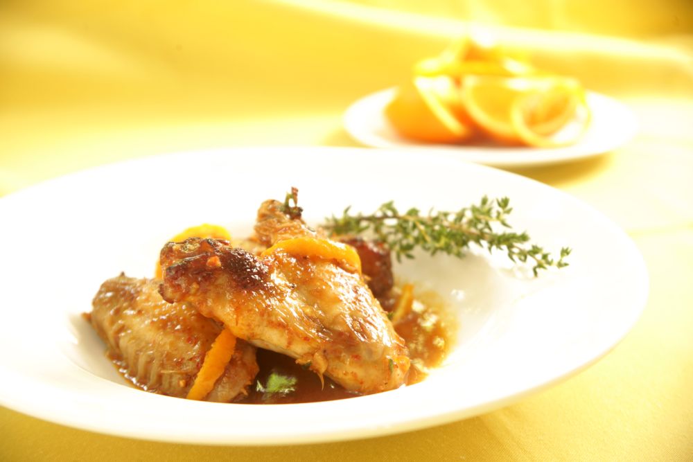 Chicken Wings with Orange