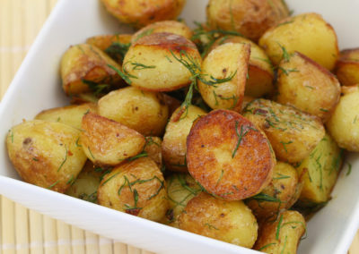 Baby Potatoes with Garlic and Dill