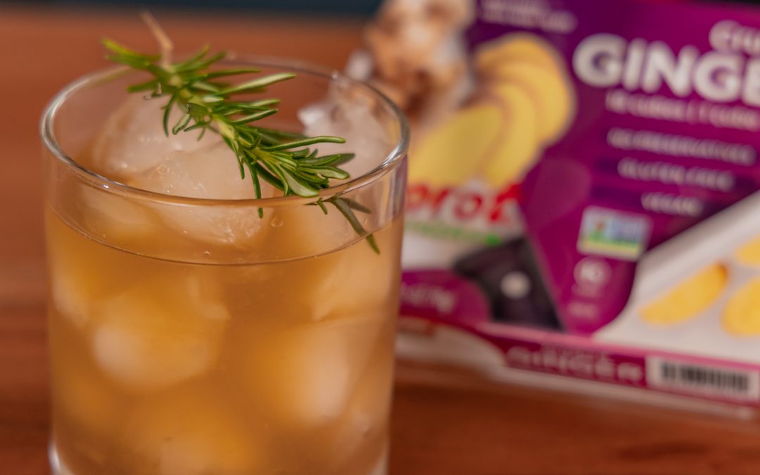 Making Drinks With Dorot Gardens Crushed Ginger Cubes